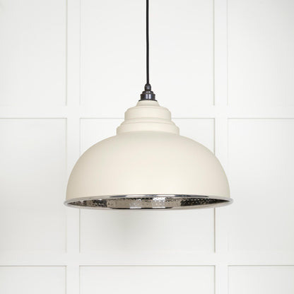 From The Anvil Hammered Nickel Harborne Pendant