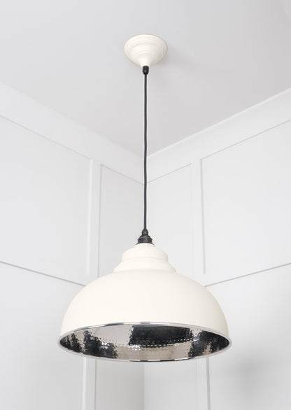 From The Anvil Hammered Nickel Harborne Pendant