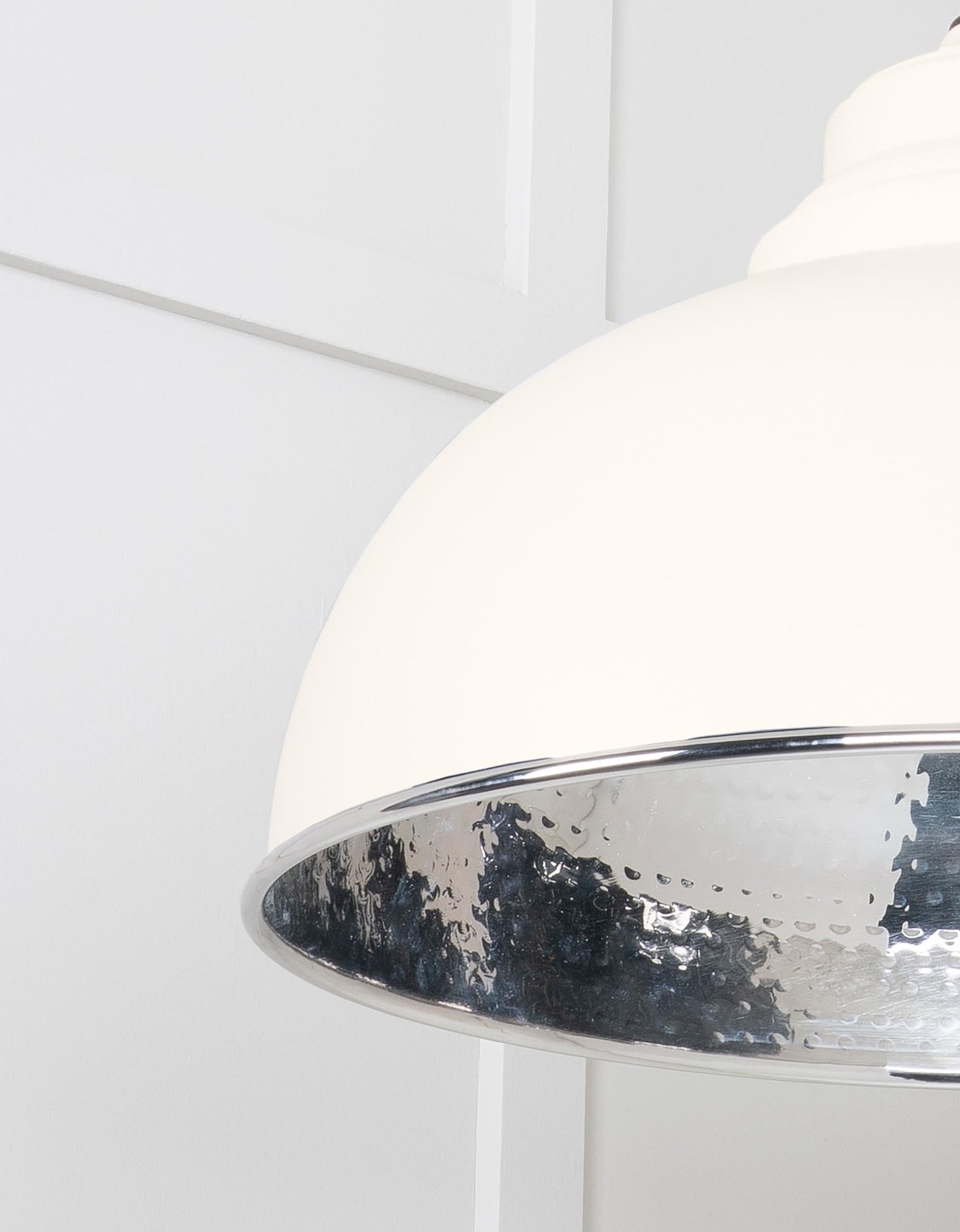 From The Anvil Hammered Nickel Harborne Pendant