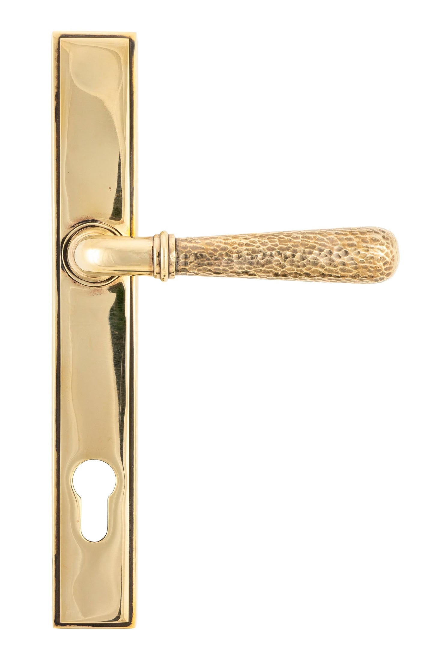 From The Anvil Hammered Newbury Slimline Espag. Lock Set