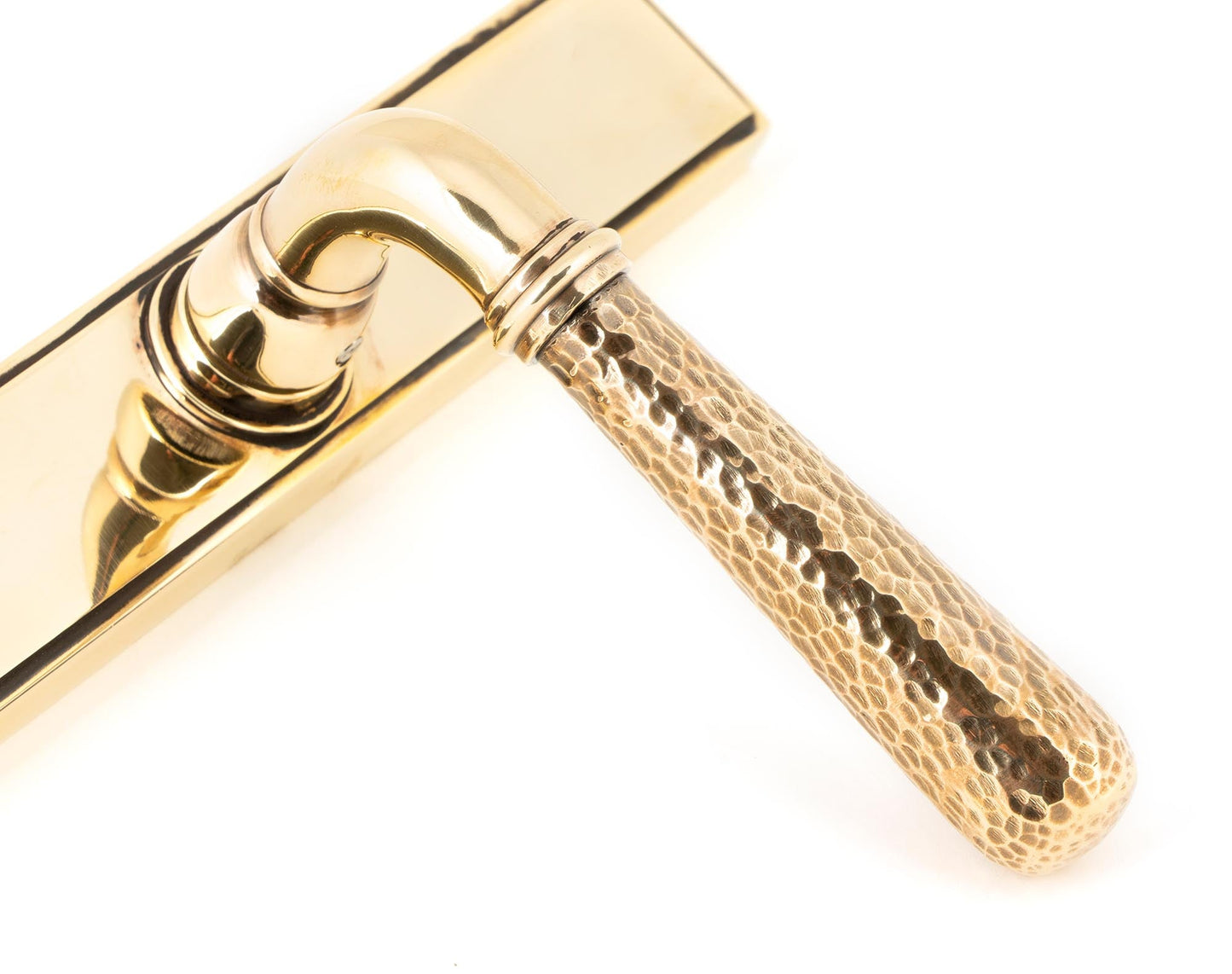 From The Anvil Hammered Newbury Slimline Espag. Lock Set