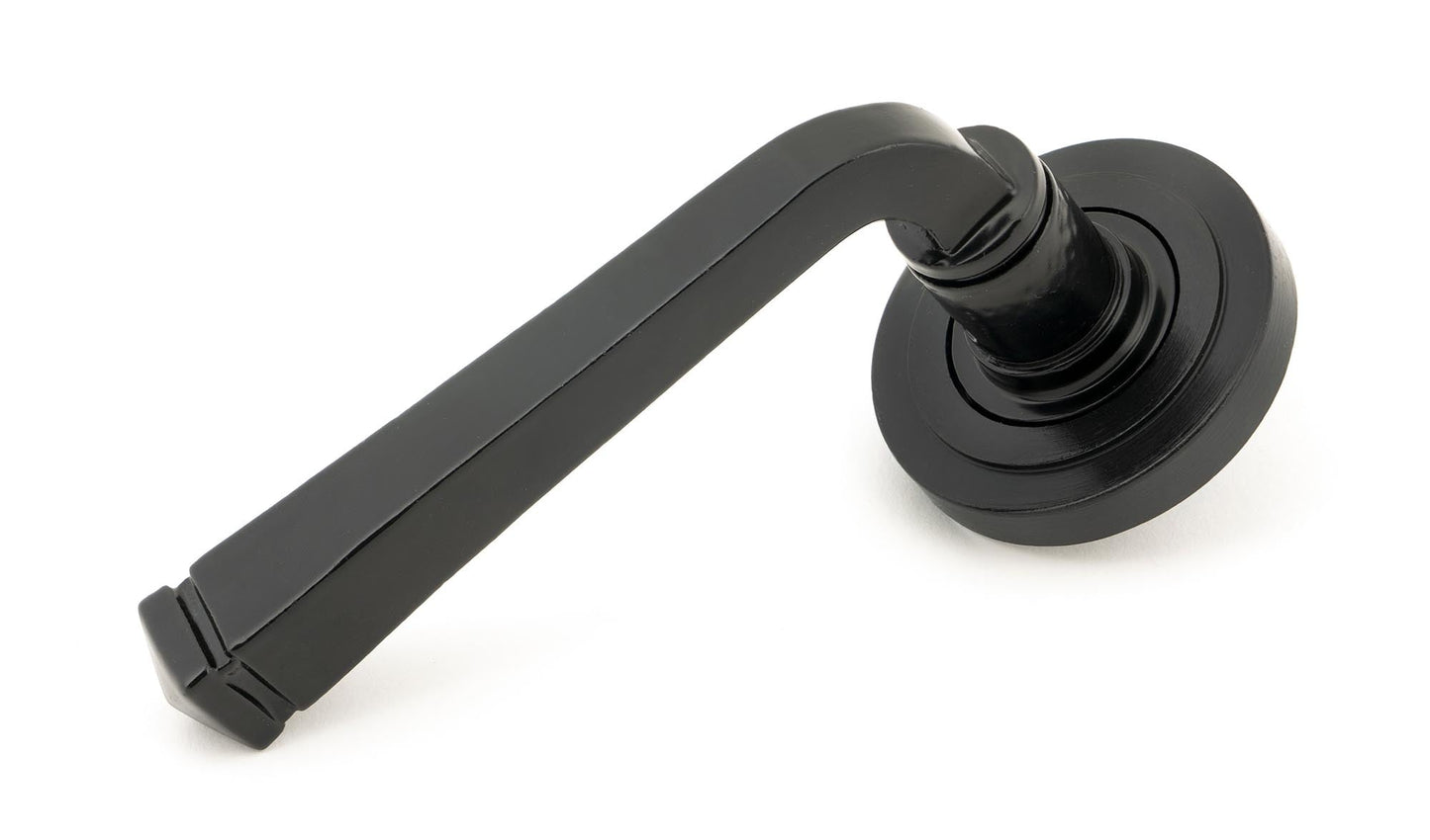 From The Anvil Avon Round Lever On Rose Set (Sprung)