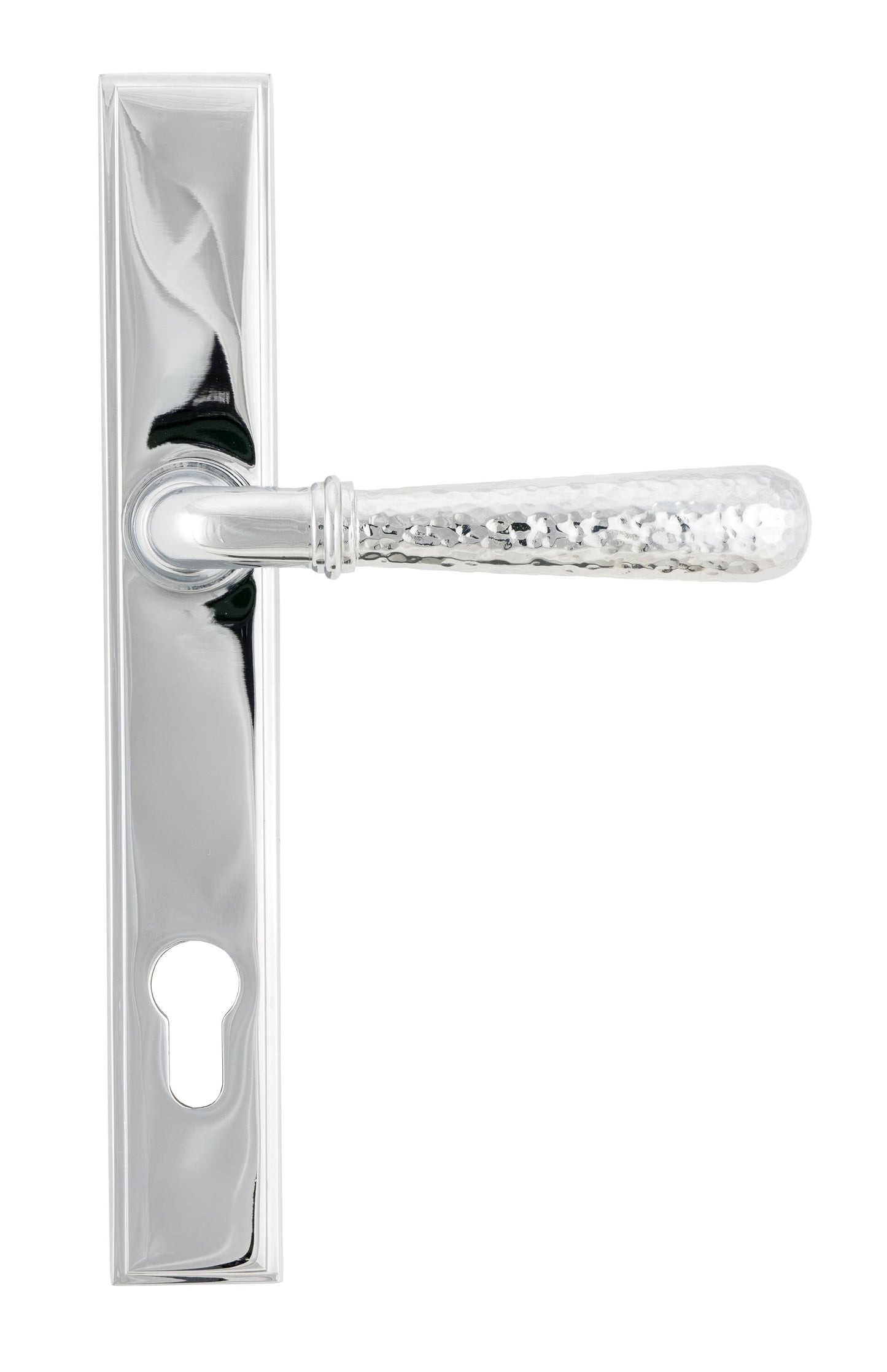 From The Anvil Hammered Newbury Slimline Espag. Lock Set