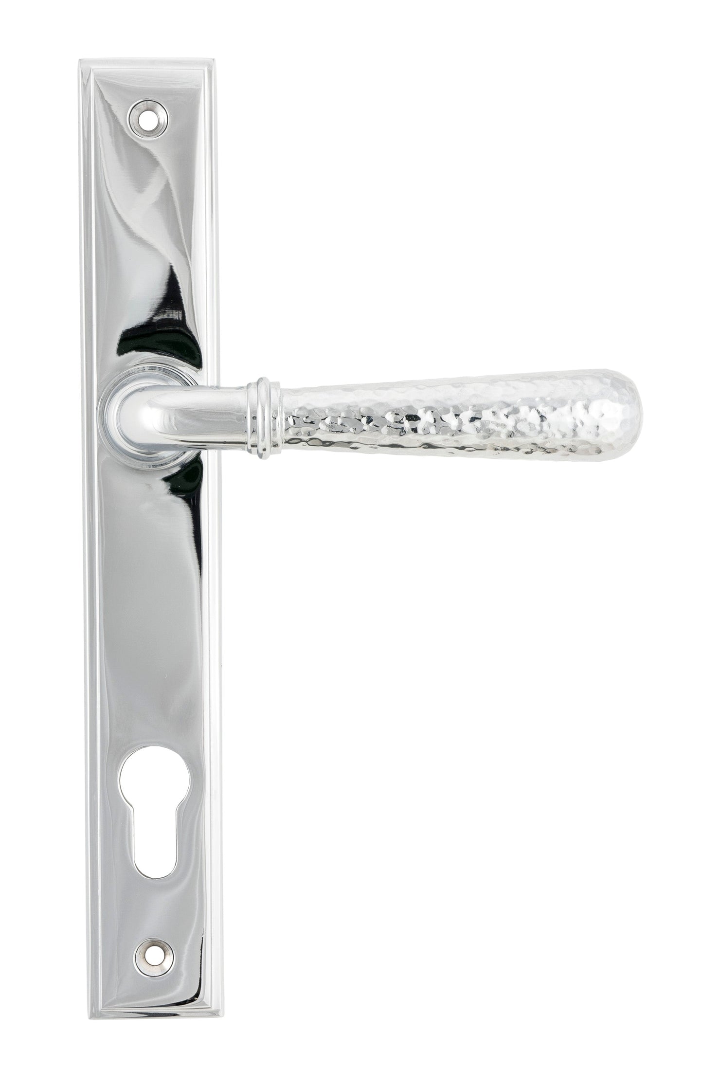 From The Anvil Hammered Newbury Slimline Espag. Lock Set
