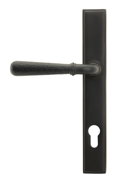 From The Anvil Hammered Newbury Slimline Espag. Lock Set