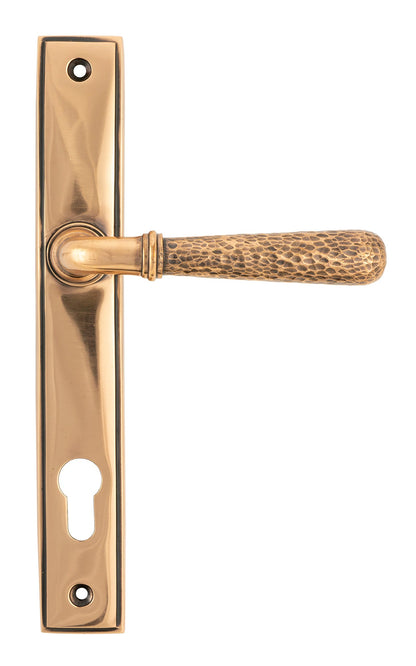 From The Anvil Hammered Newbury Slimline Espag. Lock Set