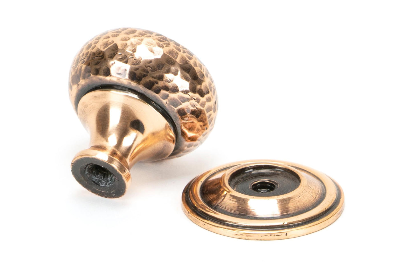 From The Anvil Hammered Mushroom Cabinet Knob