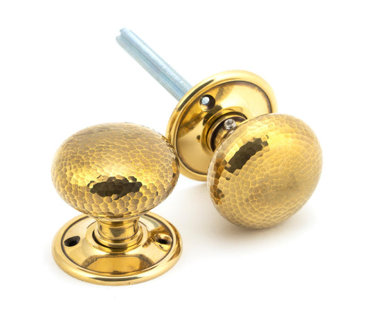 From The Anvil Hammered Mushroom Mortice/Rim Knob Set