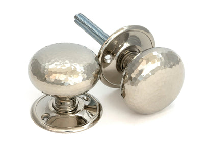 From The Anvil Hammered Mushroom Mortice/Rim Knob Set