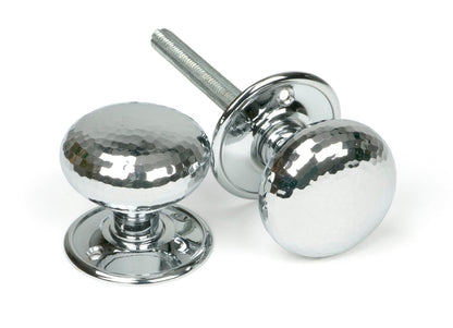 From The Anvil Hammered Mushroom Mortice/Rim Knob Set