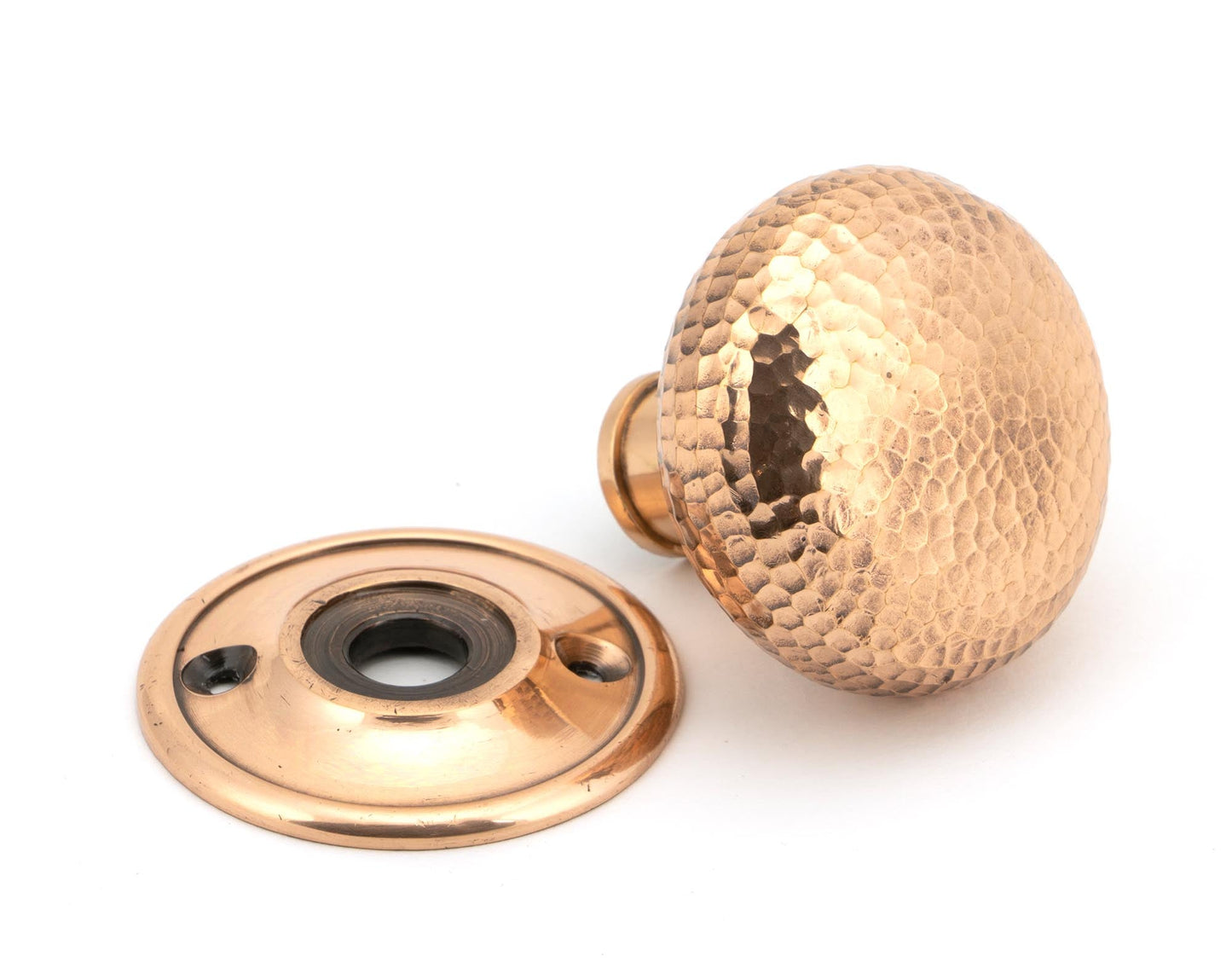From The Anvil Hammered Mushroom Mortice/Rim Knob Set