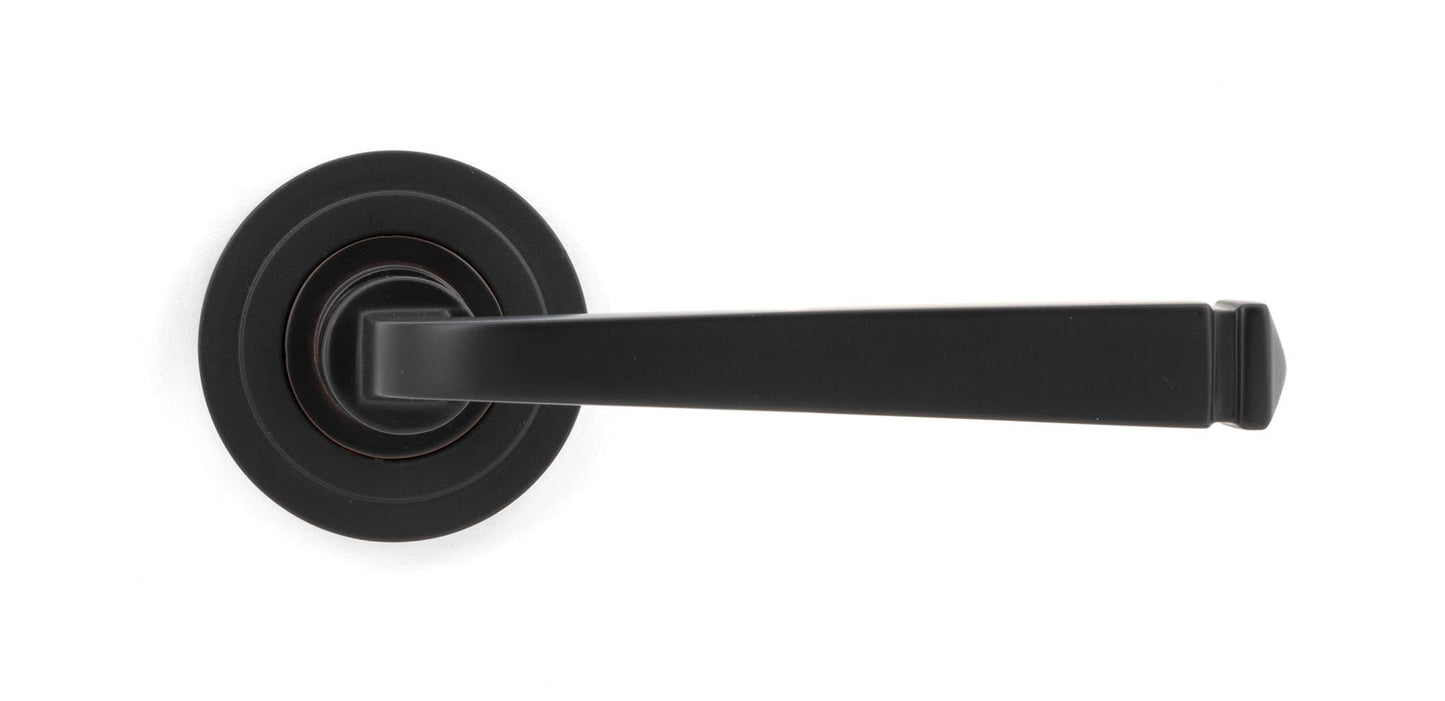 From The Anvil Avon Round Lever On Rose Set (Sprung)