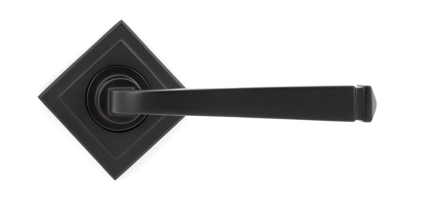 From The Anvil Avon Round Lever On Rose Set (Sprung)