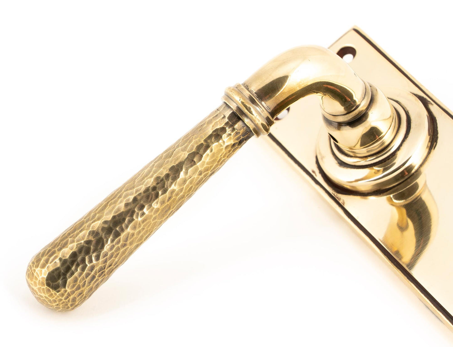 From The Anvil Hammered Newbury Lever Bathroom Set