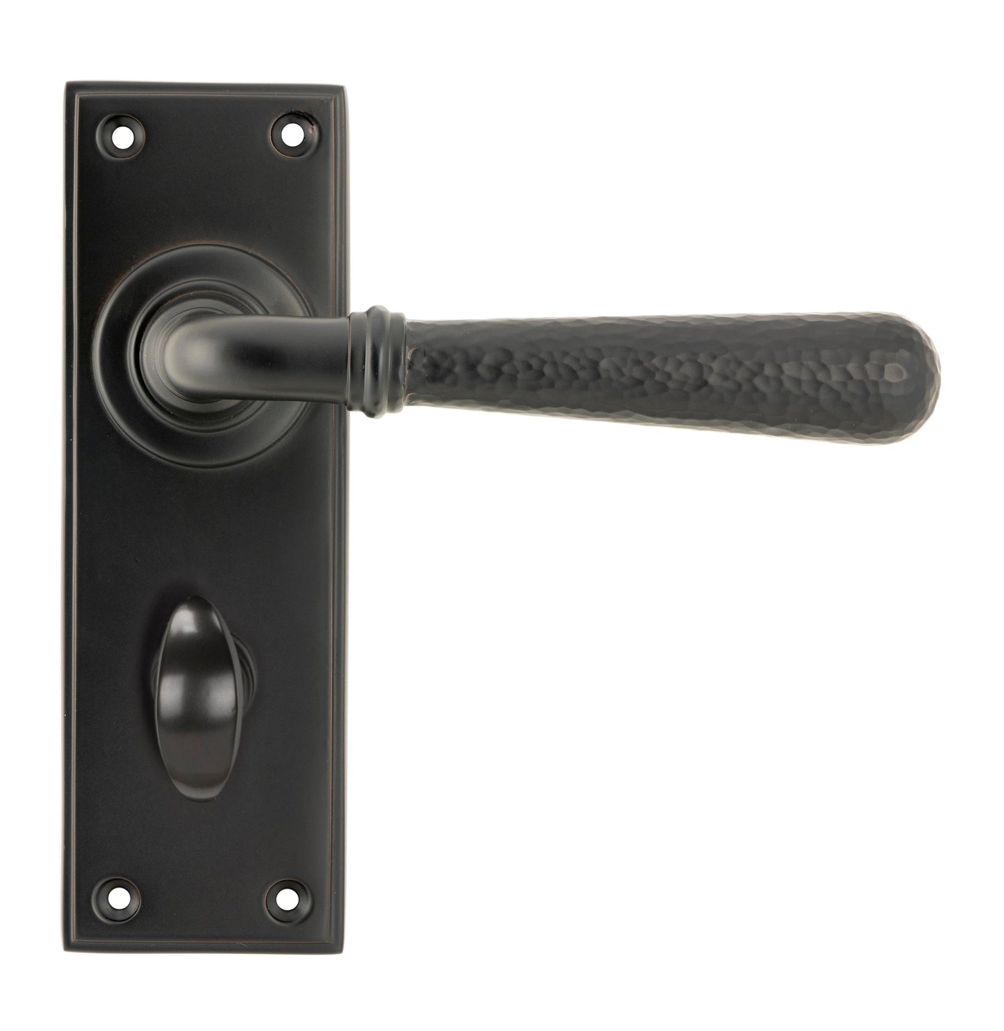 From The Anvil Hammered Newbury Lever Bathroom Set