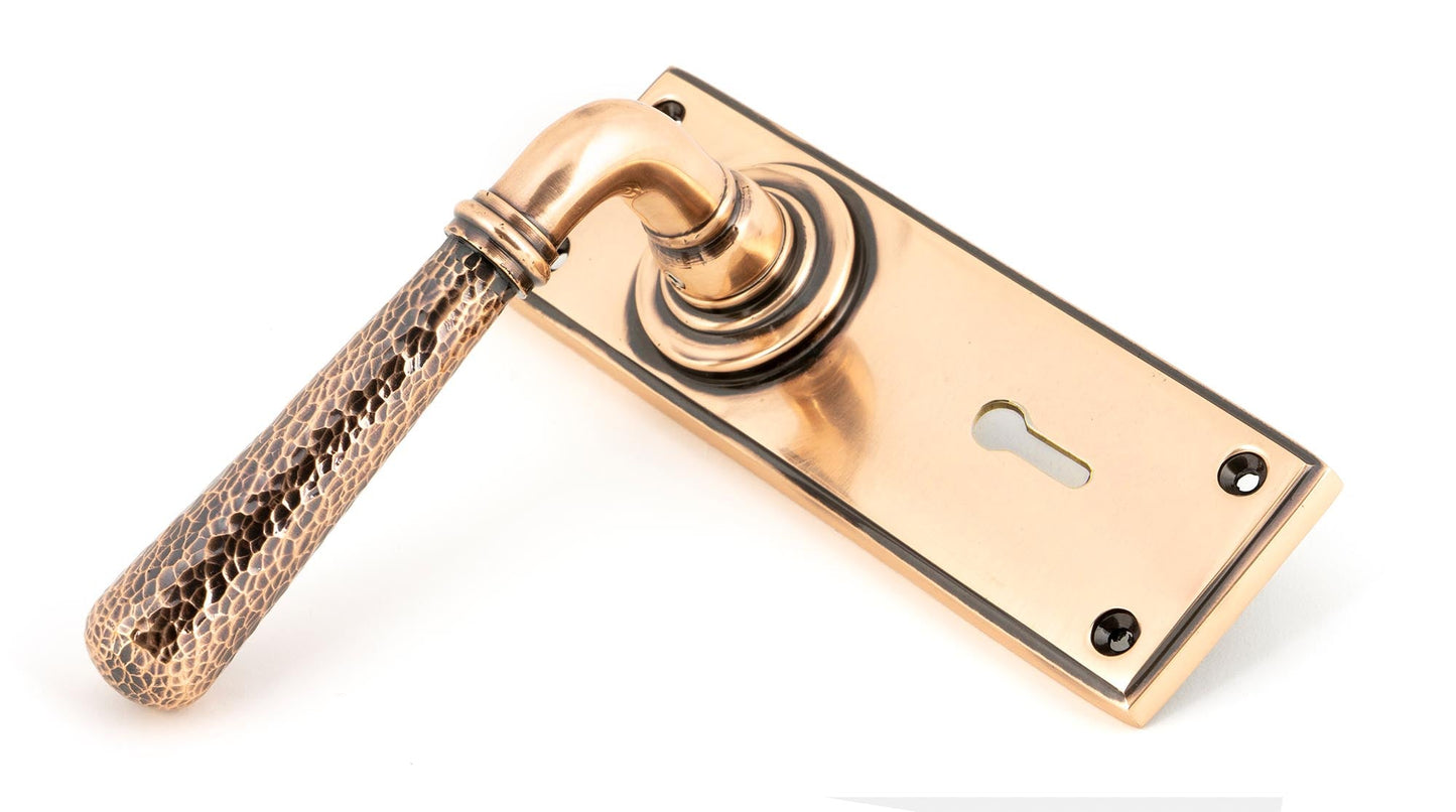 From The Anvil Hammered Newbury Lever Lock Set