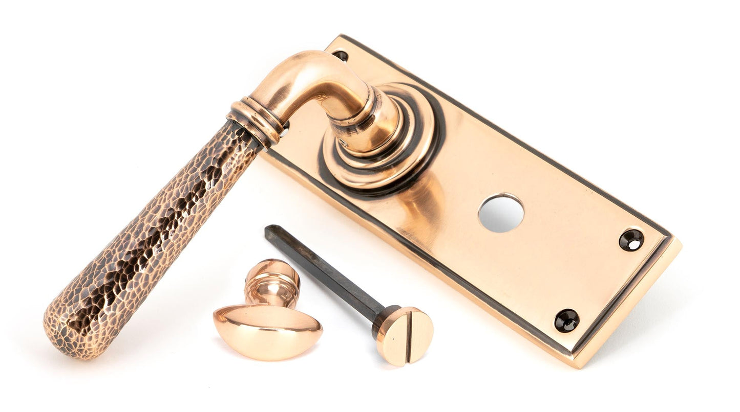 From The Anvil Hammered Newbury Lever Bathroom Set