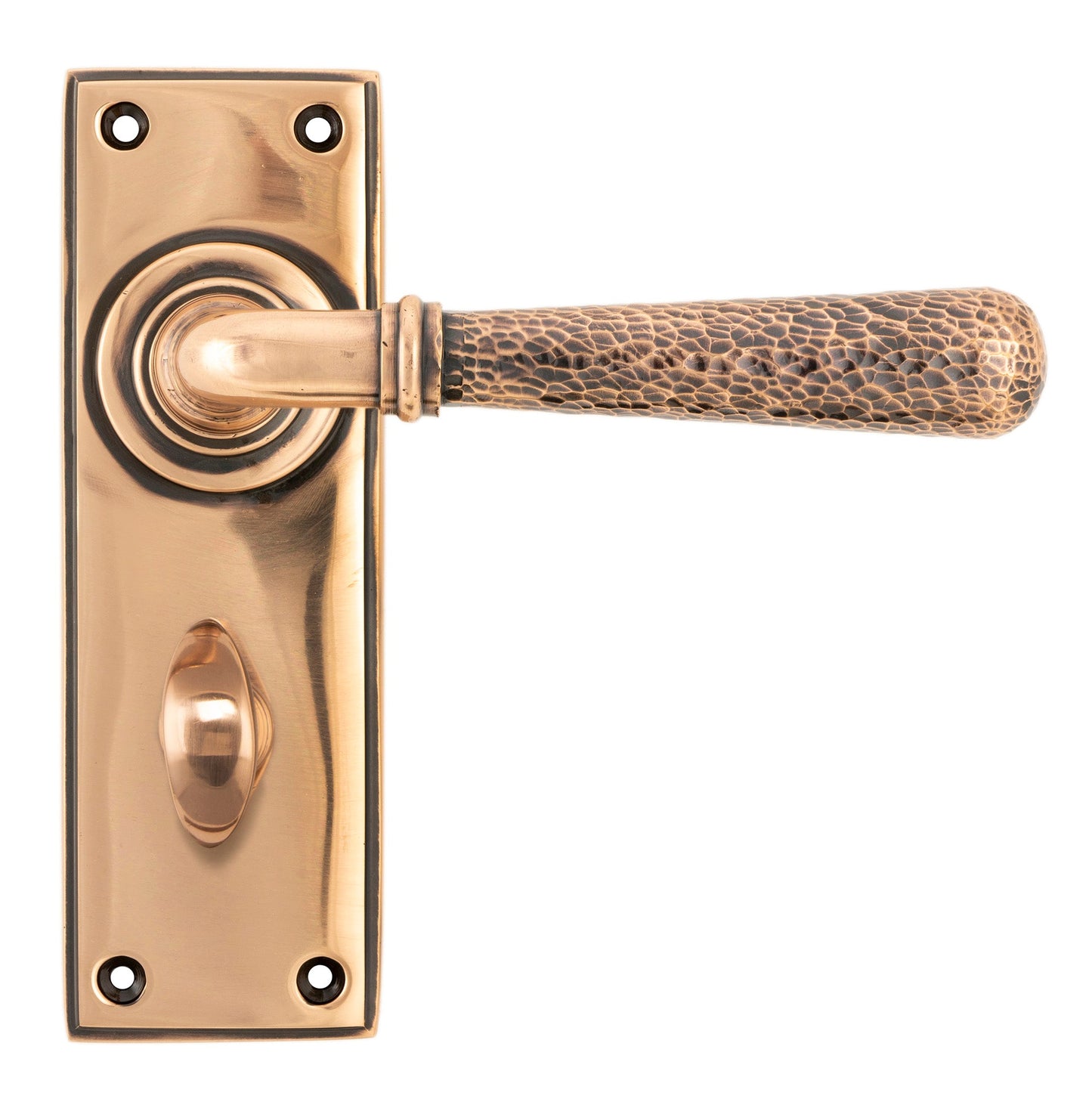 From The Anvil Hammered Newbury Lever Bathroom Set