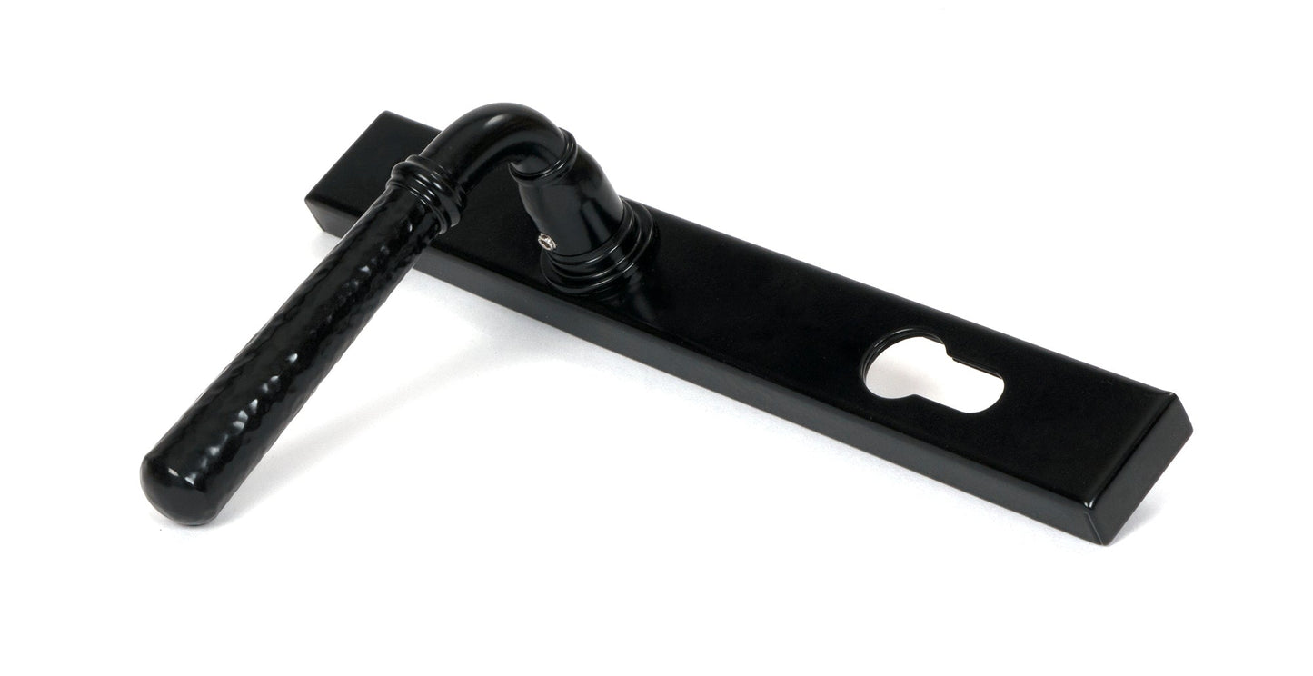From The Anvil Hammered Newbury Slimline Espag. Lock Set