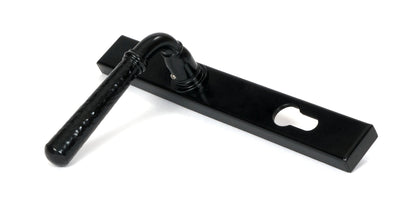 From The Anvil Hammered Newbury Slimline Espag. Lock Set