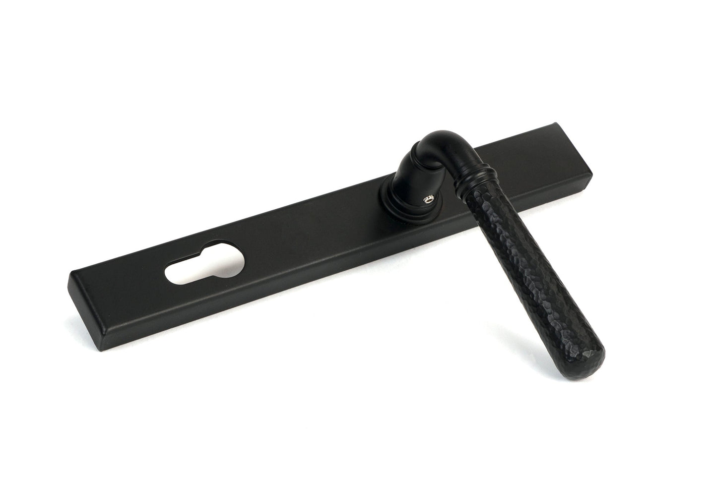 From The Anvil Hammered Newbury Slimline Espag. Lock Set