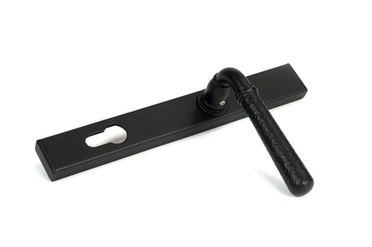 From The Anvil Hammered Newbury Slimline Espag. Lock Set