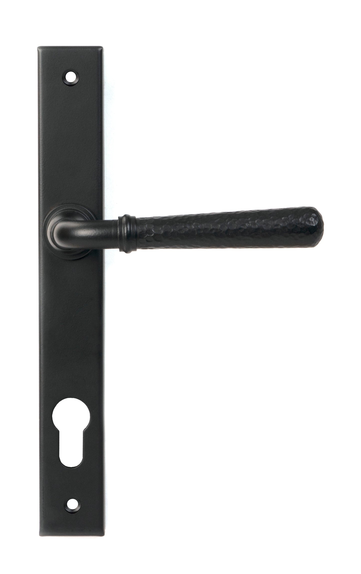 From The Anvil Hammered Newbury Slimline Espag. Lock Set