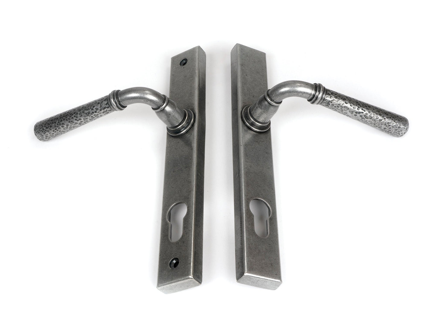 From The Anvil Hammered Newbury Slimline Espag. Lock Set