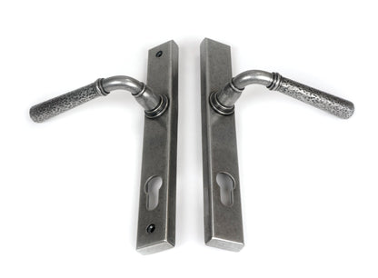 From The Anvil Hammered Newbury Slimline Espag. Lock Set