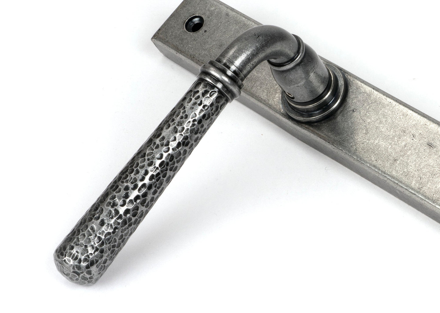 From The Anvil Hammered Newbury Slimline Espag. Lock Set