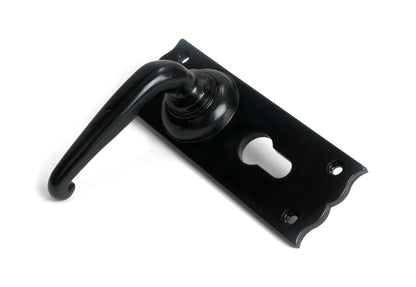 From The Anvil Oak Lever Euro Lock Set