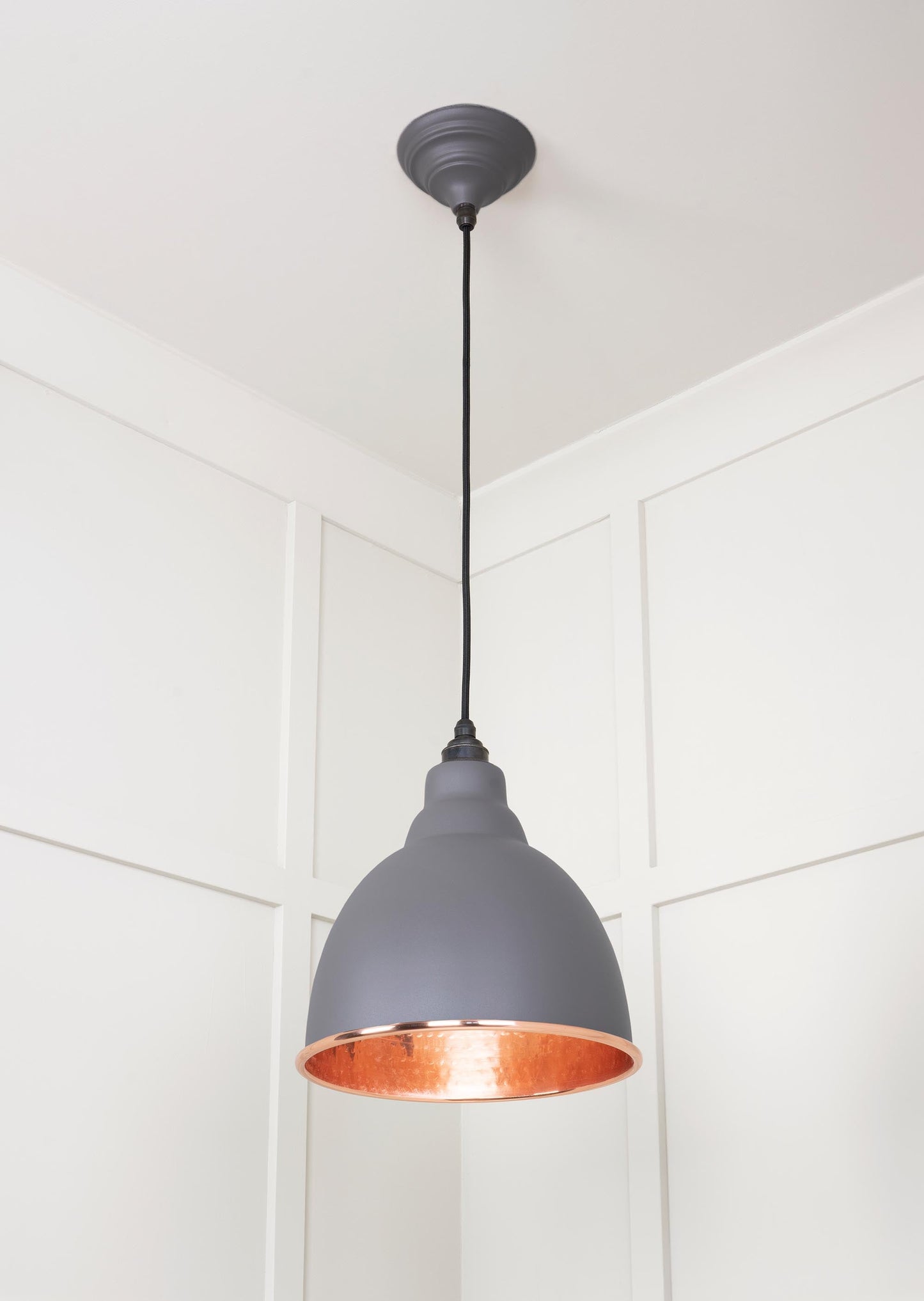 From The Anvil Hammered Copper Brindley Pendant