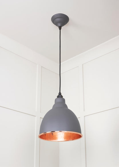 From The Anvil Hammered Copper Brindley Pendant