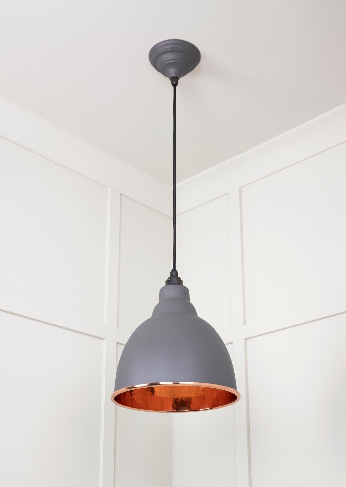 From The Anvil Hammered Copper Brindley Pendant