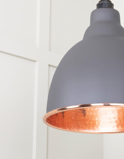 From The Anvil Hammered Copper Brindley Pendant