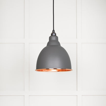 From The Anvil Hammered Copper Brindley Pendant