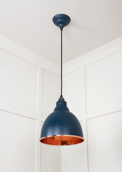 From The Anvil Hammered Copper Brindley Pendant