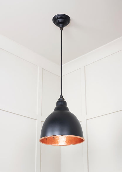 From The Anvil Hammered Copper Brindley Pendant