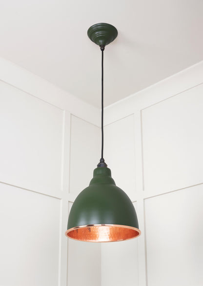 From The Anvil Hammered Copper Brindley Pendant