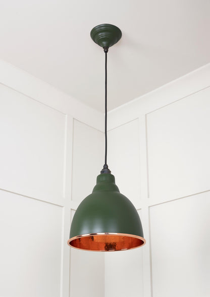 From The Anvil Hammered Copper Brindley Pendant