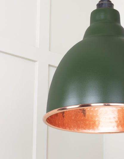 From The Anvil Hammered Copper Brindley Pendant