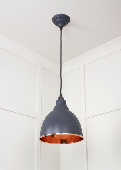 From The Anvil Hammered Copper Brindley Pendant