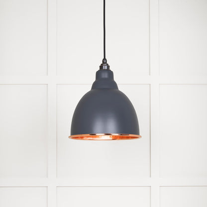From The Anvil Hammered Copper Brindley Pendant