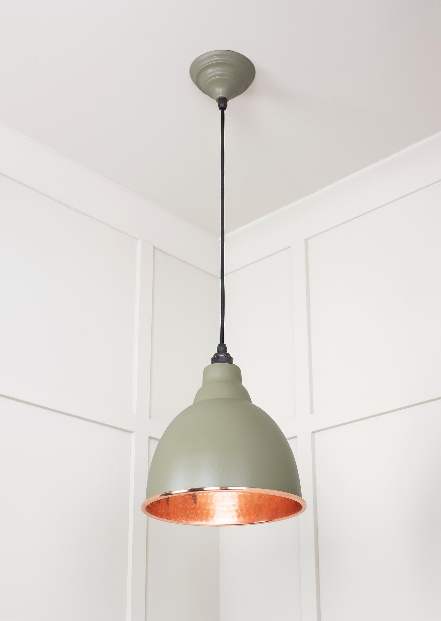 From The Anvil Hammered Copper Brindley Pendant