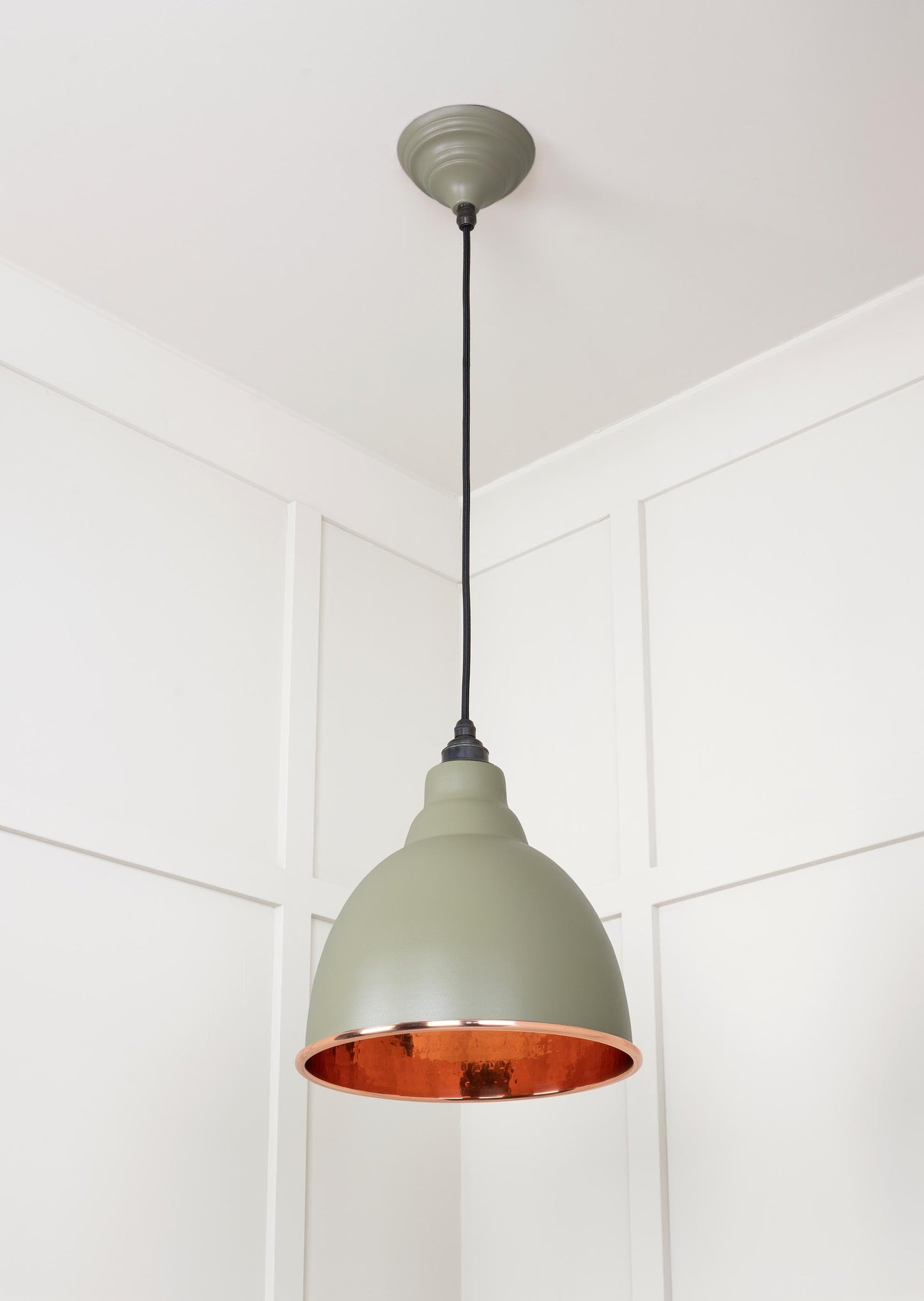 From The Anvil Hammered Copper Brindley Pendant