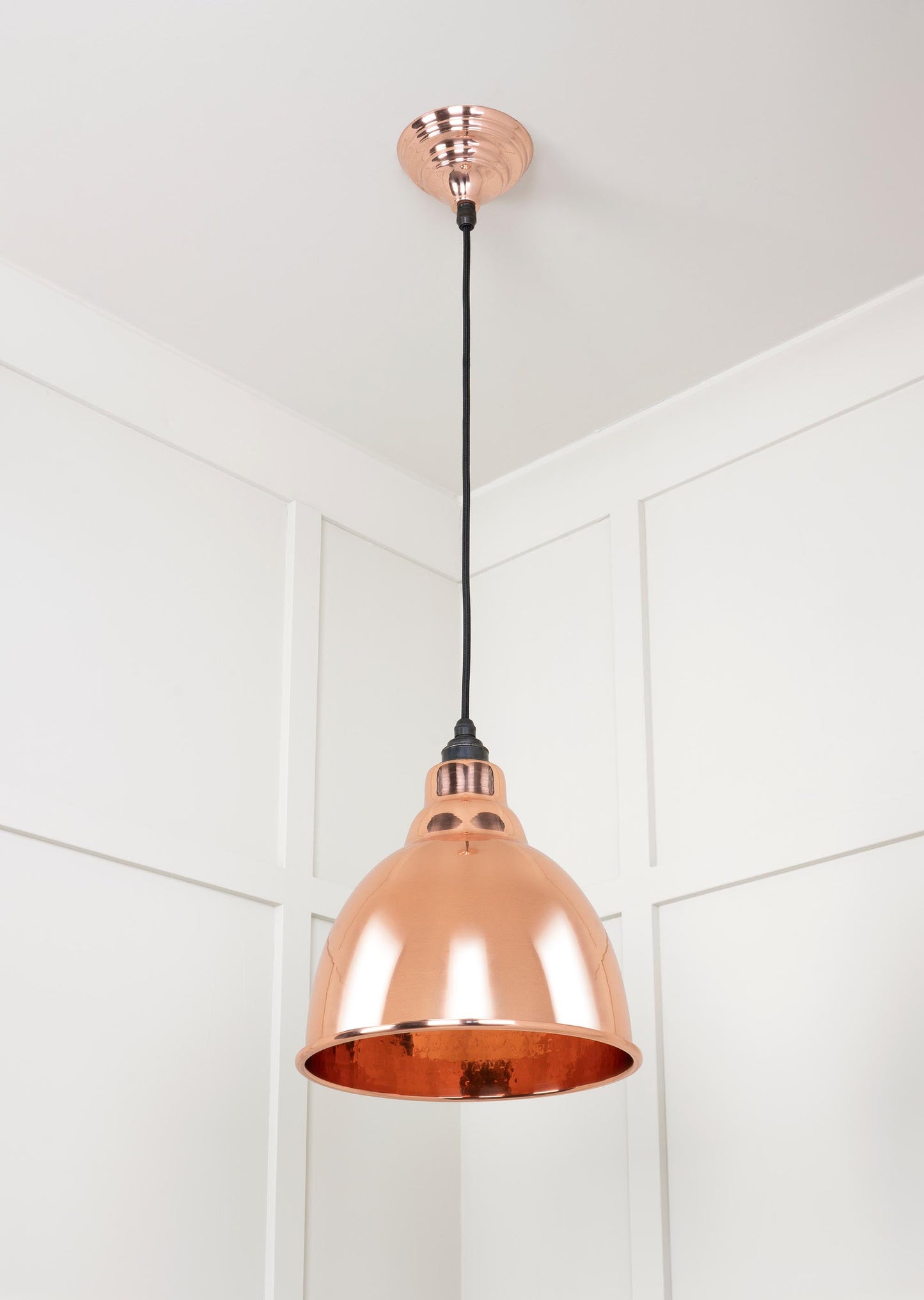 From The Anvil Hammered Copper Brindley Pendant