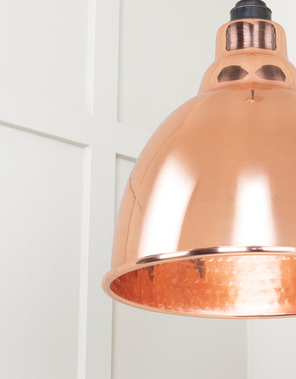 From The Anvil Hammered Copper Brindley Pendant