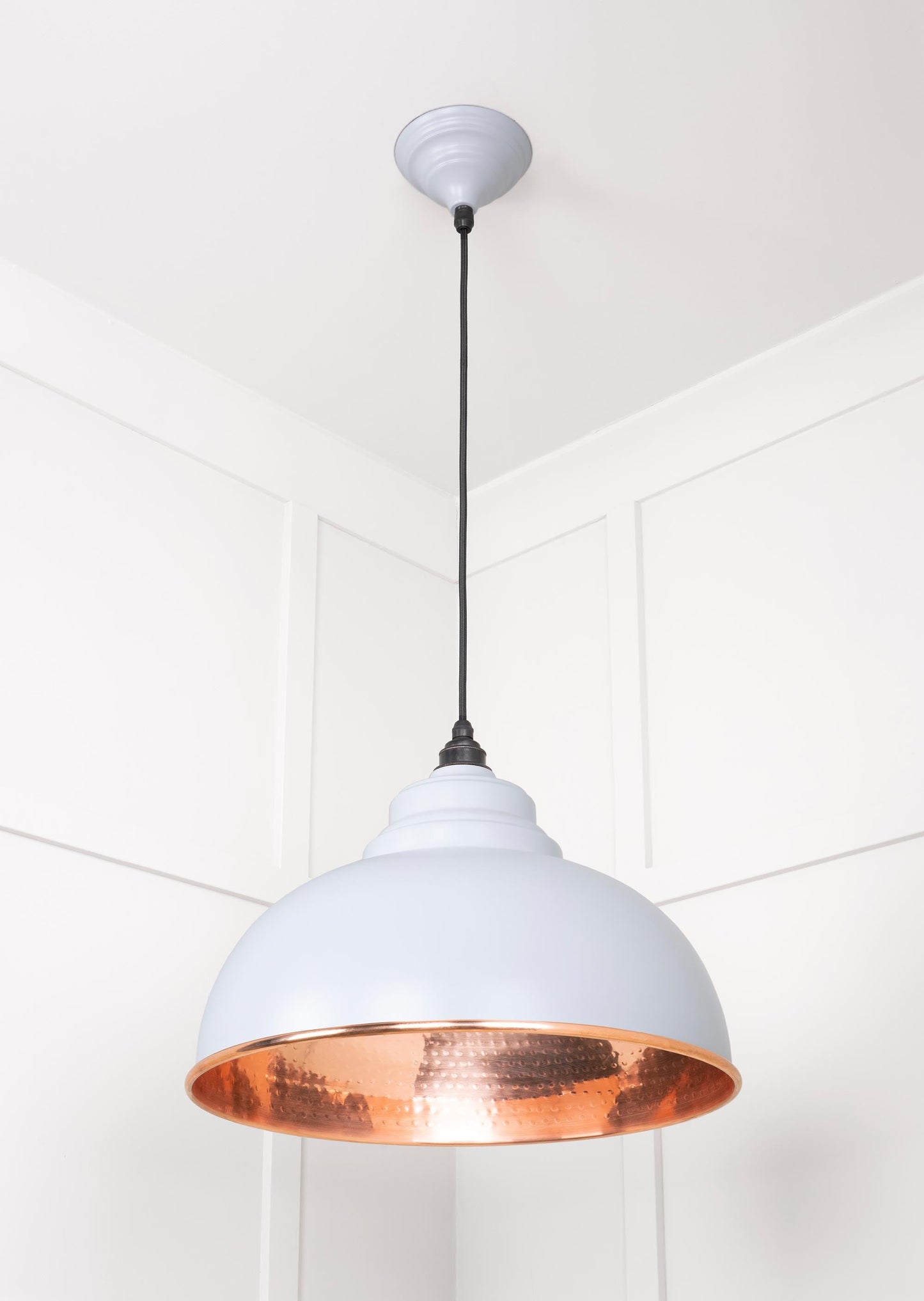 From The Anvil Hammered Copper Harborne Pendant