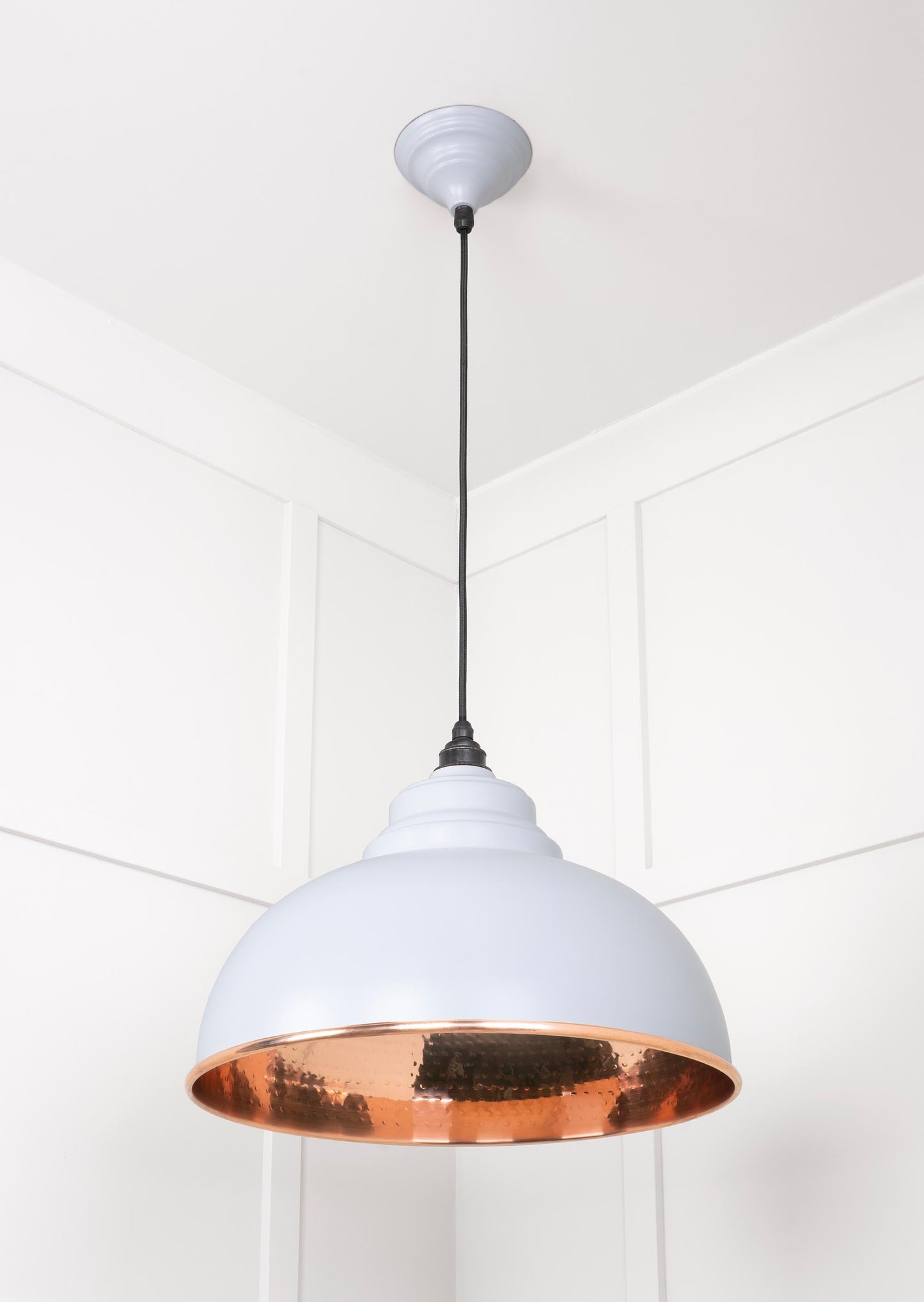 From The Anvil Hammered Copper Harborne Pendant