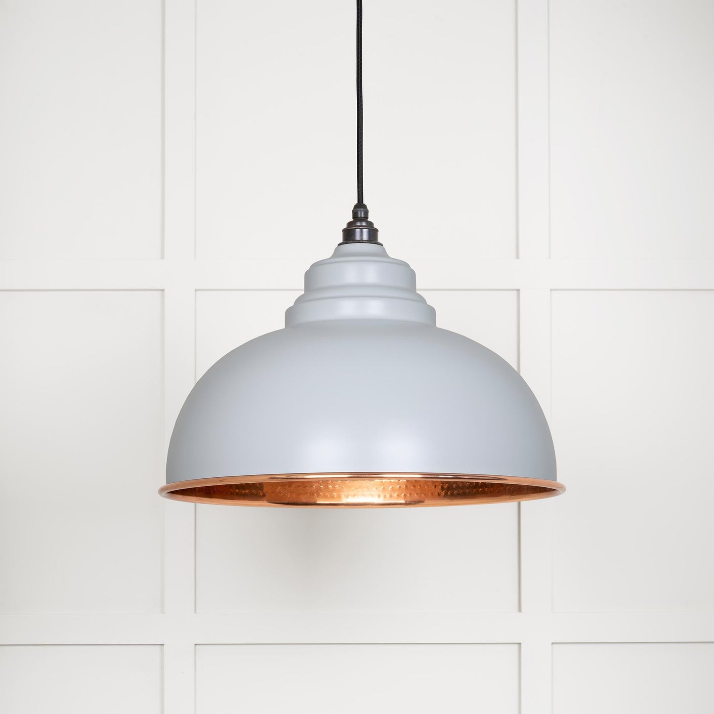 From The Anvil Hammered Copper Harborne Pendant